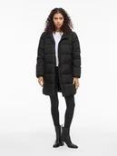 Kurtki damskie - Vila Płaszcz zimowy "Vikarla" w kolorze czarnym - miniaturka - grafika 1