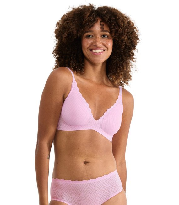 Biustonosz usztywniany bez fiszbin sloggi ZERO Feel Bliss THE UP P Bra-XL