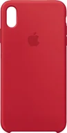 Etui i futerały do telefonów - Etui silikonowe Apple iPhone XS Max czerwone - miniaturka - grafika 1