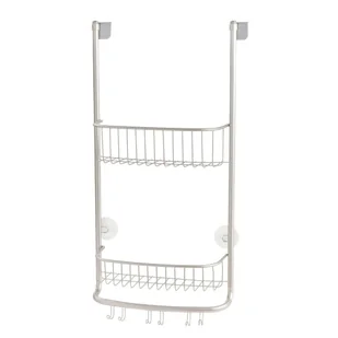 InterDesign Regał łazienkowy  do powieszenia, mała półka pod prysznic wykonana z metalu, w kolorze srebrnym 46165EU - Półki łazienkowe - miniaturka - grafika 2
