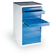 Szafki biurowe - B2B Partner Kontener z szufladami 400830/50009 - miniaturka - grafika 1