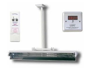 NBV-30SLW RC lampa bakteriobójcza bezp. działania 1x30W sufitowa z pilotem i licznikiem LED - Urządzenia medyczne - miniaturka - grafika 1