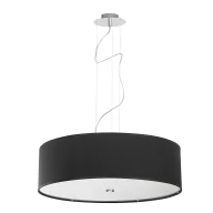 Lampy sufitowe - Lampa wisząca Viviane - kolor srebrny, Czarny - 6774 - miniaturka - grafika 1