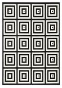 Dywany - Zala Living Stylowy welurowy dywan Mono Czarny kremowy 102546-200x290 - miniaturka - grafika 1