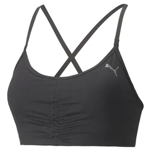 Damski Stanik sportowy PUMA LOW IMPACT STUDIO FOUNDATION BRA 52160201 – Czarny - Biustonosze - miniaturka - grafika 1
