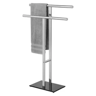 Stojak na ręczniki ze stali nierdzewnej Wenko Lava - Wieszaki łazienkowe - miniaturka - grafika 1