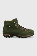 Buty trekkingowe męskie - Zamberlan buty New Trail Lite Evo Gtx męskie kolor zielony - miniaturka - grafika 1