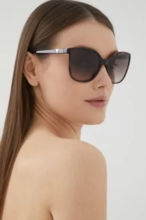 Okulary przeciwsłoneczne - Guess okulary przeciwsłoneczne damskie kolor brązowy - grafika 1