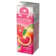 Soki i napoje niegazowane - Carrefour Classic Sok z czerwonych grejpfrutów 1 l - miniaturka - grafika 1