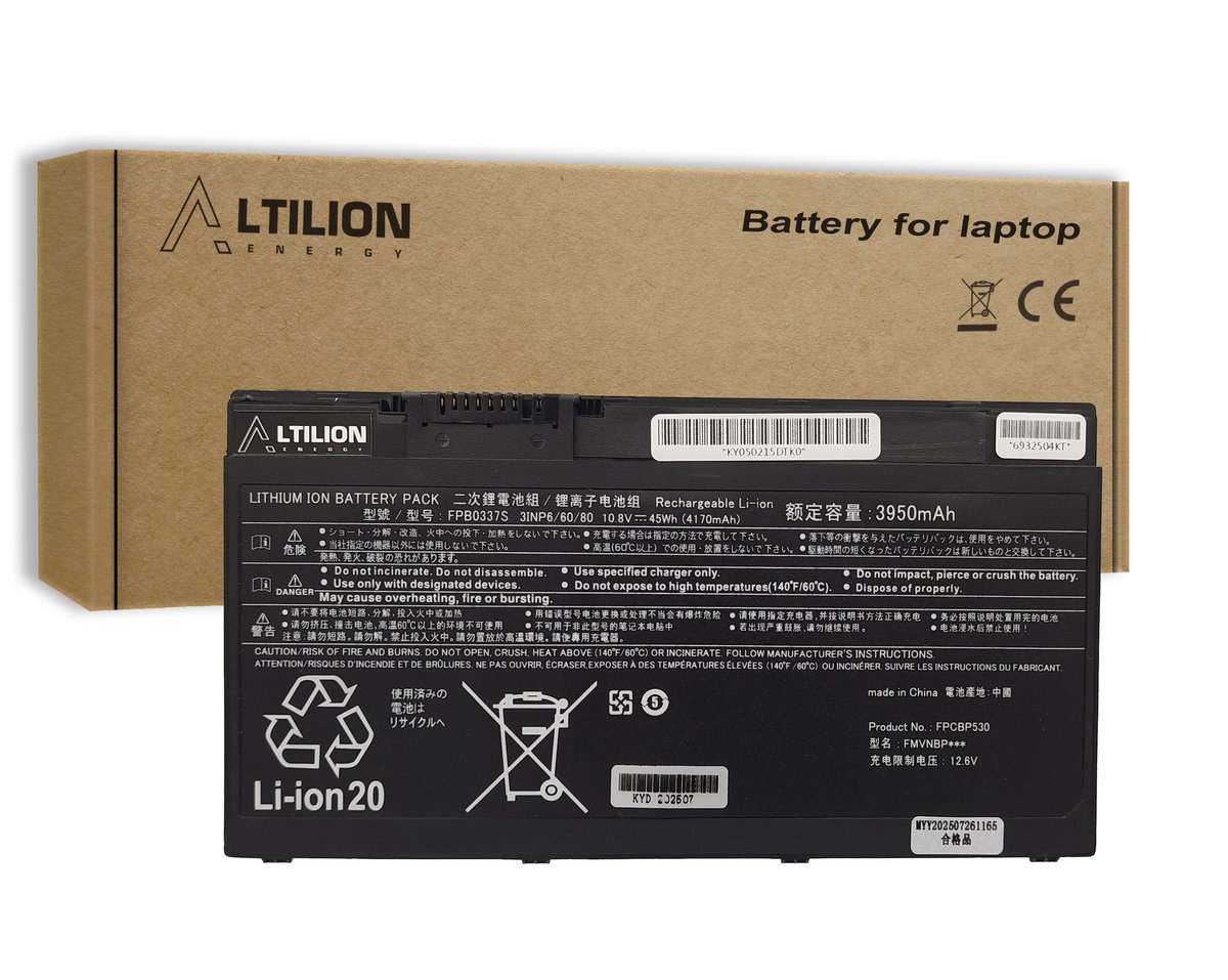 Bateria FPB0337S FPCBP530 do Fujitsu Lifebook P Series / U Series