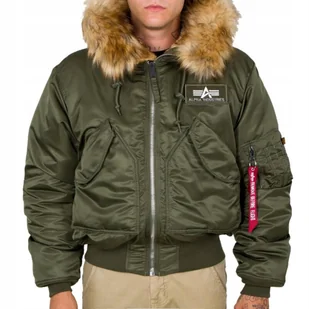 Alpha Industries kurtka męska bomber z kapturem 45 P Hooded Custom - Kurtki męskie - miniaturka - grafika 1