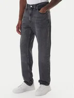 Spodnie męskie - Tommy Jeans Jeansy DM0DM21355 Szary Regular Fit - miniaturka - grafika 1