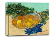Obrazy i zdjęcia na płótnie - Still Life of Oranges and Lemons with Blue Gloves, Vincent van Gogh - obraz na płótnie Wymiar do wyboru: 100x70 cm - miniaturka - grafika 1
