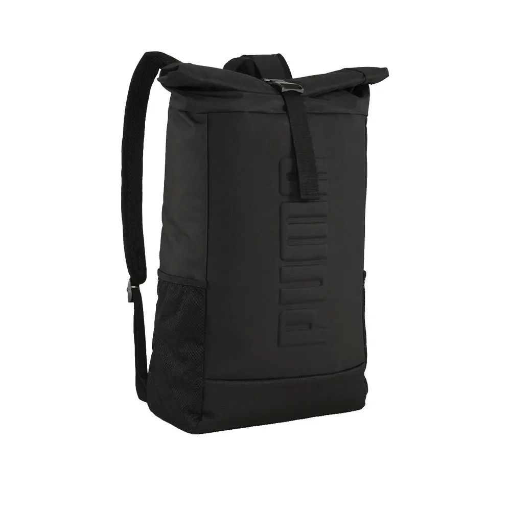 Plecak PUMA Rolltop 22l czarny materiał z recyklingu