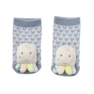 BabyFehn Skarpetki z grzechotką Ośmiornica - BabyFehn - Skarpetki dla dzieci - miniaturka - grafika 1