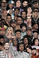 Plakaty - Hip Hop Icons - Plakat - miniaturka - grafika 1