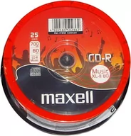 Nośniki danych - Maxell CD-R 700 MB AUDIO XL II CAKE 25 SZT 628529.40 - miniaturka - grafika 1
