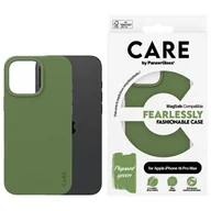 Etui i futerały do telefonów - Etui CARE by PanzerGlass Fashion Case iPhone 16 Pro Max 6.9" zielony/green MagSafe 1388 - miniaturka - grafika 1