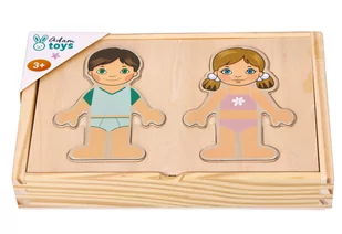 Ubieranka Magnetyczna Dzieci Świata - Łamigłówki - miniaturka - grafika 1