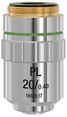 Mikroskopy i lupy - Obiektyw Bresser DIN PL 20x, Infinity - miniaturka - grafika 1