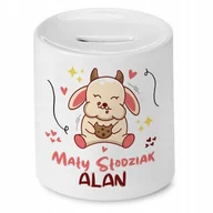Skarbonki - Skarbonka 330 ml Dla Alana Syna Dziecka Prezent z Nadrukiem ze Zdjęciem - miniaturka - grafika 1
