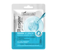Maseczki do twarzy - Bielenda Renew Your Skin maska w płacie intensywne nawilżenie i ukojenie - miniaturka - grafika 1