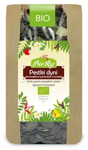 BIO RAJ PESTKI DYNI CIEMNOZIELONE (UPRAWIANE W EUROPIE) BIO 300 g - BIO RAJ - Orzechy i nasiona - miniaturka - grafika 1