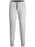 Spodenki męskie - JACK & JONES Męskie spodnie dresowe Jjiwill Jjair Sweat Pants Nb Ps, jasnoszary melanżowy, 42 PL - miniaturka - grafika 1