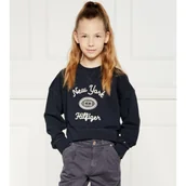 Bluzy dla dziewczynek - Tommy Hilfiger Bluza | Regular Fit - miniaturka - grafika 1