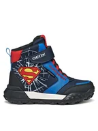 Buty dla chłopców - Geox Śniegowce J Trekkyup B Abx J56MBC 054FU C0735 S Granatowy - miniaturka - grafika 1