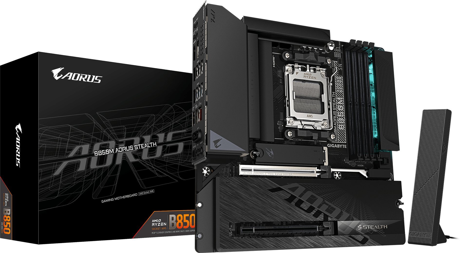 Gigabyte B850M AORUS STEALTH AM5 micro ATX