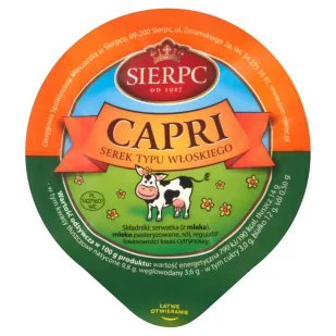 Sierpc Serek Capri 220 G - Szybkie dania obiadowe - miniaturka - grafika 1