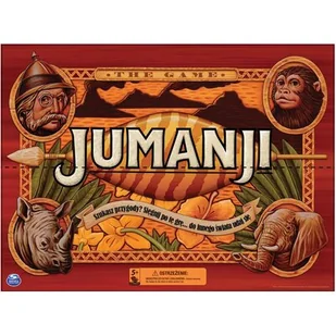 Spin Master CARDINAL GAMES Jumanji wersja drewniana GXP-687195 - Gry planszowe - miniaturka - grafika 1