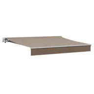 Markizy - Naterial Markiza tarasowa manualna 4x3 m Calima antracytowa - miniaturka - grafika 1