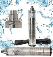 Pompy wodne - Pompa Głębinowa Śrubowa Do Wody Studni Wydajna - miniaturka - grafika 1