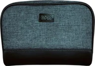 Kosmetyczki, organizery i kuferki - Hugo Boss Hugo Boss, Toiletry, Bag, Travel Pouch, Grey, For Men, 23 x 8 x 14 cm For Men - miniaturka - grafika 1
