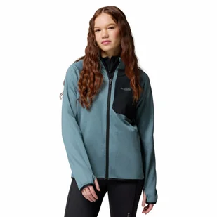 Damska kurtka polarowa Columbia Triple Canyon Grid Fleece II Full Zip Jacket everblue/black - S - Kurtki damskie - miniaturka - grafika 1