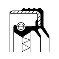 Układ napędowy - akcesoria - Pierścień uszczelniający wału, skrzynia rozdziału napędu Corteco 12015781B - miniaturka - grafika 1