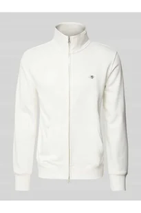 Bluza rozpinana o kroju regular fit z wyhaftowanym logo model SGIELD - Gant - Bluzy męskie - miniaturka - grafika 1