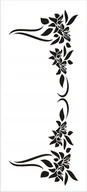 Naklejki na ścianę - Naklejka na ścianę meble lustro dekor Ornament 104, 60x25 cm - miniaturka - grafika 1