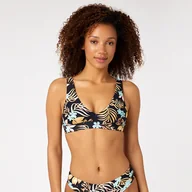 Stroje kąpielowe - Damska Góra stroju kąpielowego RIP CURL SUNDANCE ADJUSTABLE HALTER 04OWSW_90 – Czarny - miniaturka - grafika 1