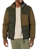 Płaszcze męskie - Desigual Męski płaszcz CHAQ_Fernando, zielony, L - miniaturka - grafika 1