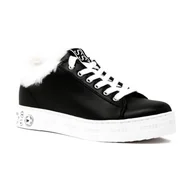 Trampki damskie - Guess Trampki RIVET5 z dodatkiem skóry - miniaturka - grafika 1