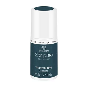 Alessandro Striplac Peel or Soak Vegan Nr.156 Petrol Love 8.0 ml - Lakiery do paznokci - miniaturka - grafika 1