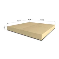 Maty do ćwiczeń - Wallbarz Składany materac Soft Shield Pro pod drabinkę gimnastyczną Wallbarz IFA-99 - miniaturka - grafika 1