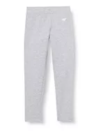 Legginsy - 4F Dziewczęce dziewczęce legginsy Jleg001 Tights, szare (Cold Light Grey Melange), 146 cm, szary (Cold Light Grey Melange), 146 cm - miniaturka - grafika 1