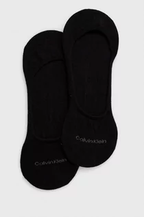Skarpetki męskie - Calvin Klein skarpetki (2-pack) męskie kolor czarny - grafika 1