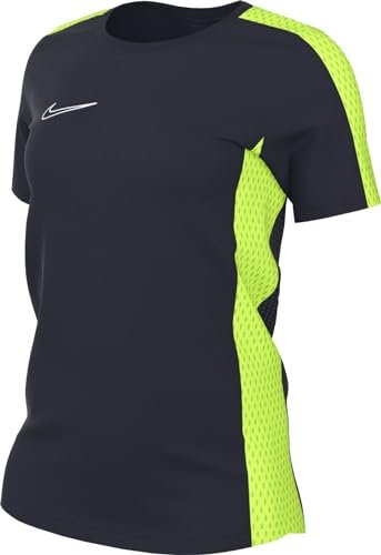 Nike Krótki rękaw Soccer Top W Nk Df Acd23 Top Ss, obsydian/Volt/White, DR1338-452, 2XL