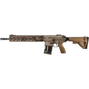 Replika karabinka 6mm AEG H&K Heckler&Koch HK M110 A1 BB, brązowa - Karabiny ASG - miniaturka - grafika 1