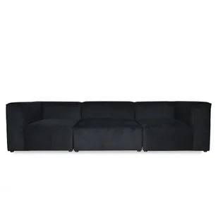 Sofa CUBE 3 - tkanina Casablanca kolor czarny - Sofy i kanapy - miniaturka - grafika 1